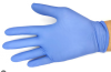 Перчатки нитриловые М 50пар голубые