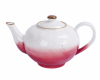 Чайник,600мл, фарфор,красный цвет "The Sun"
